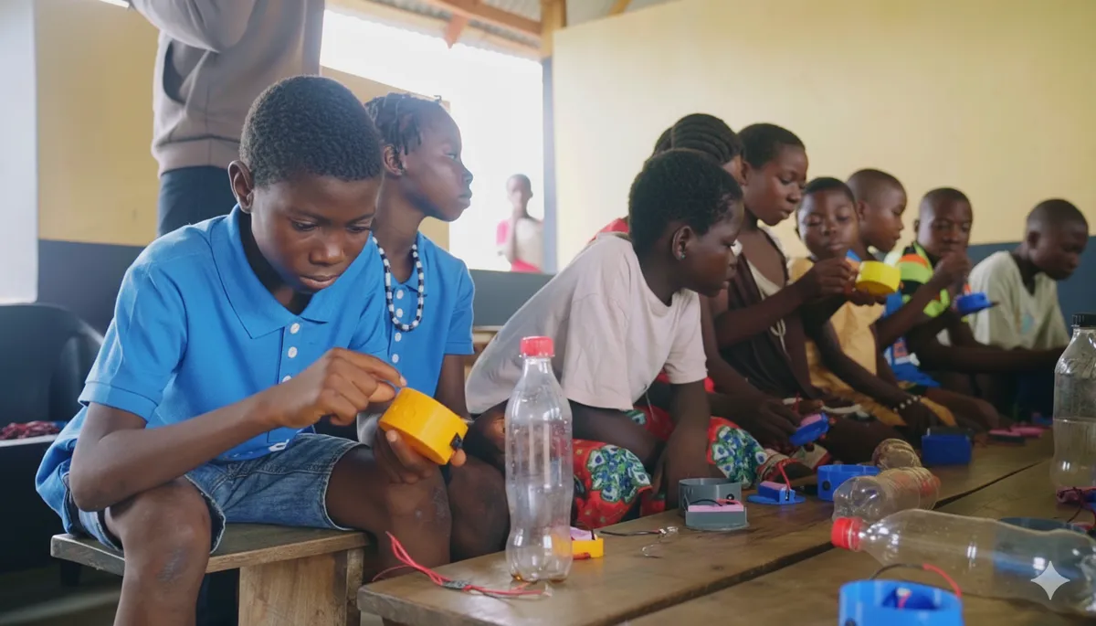 Still from Light for Peace: Illuminating IDP Camps
